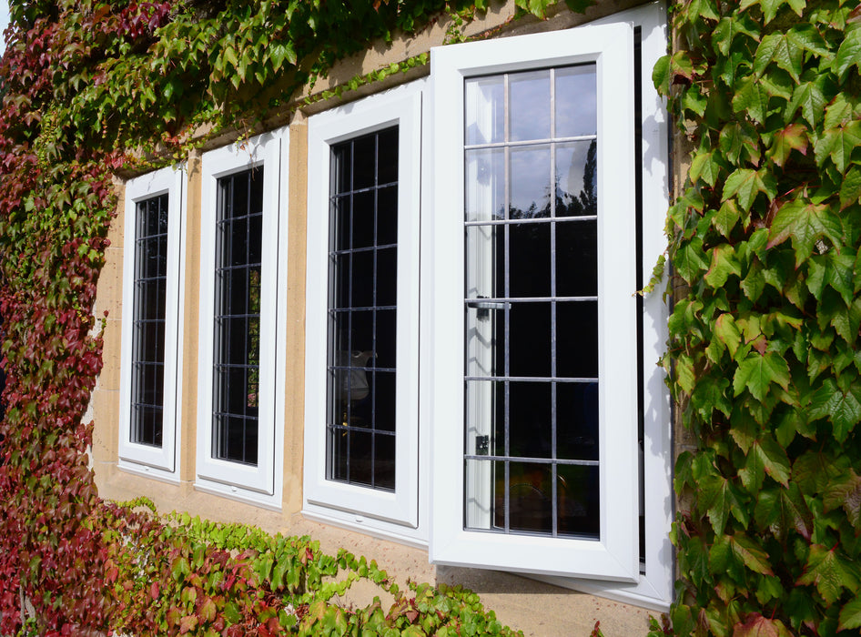 Rahau UPVC Window in White - W800mm x H800mm