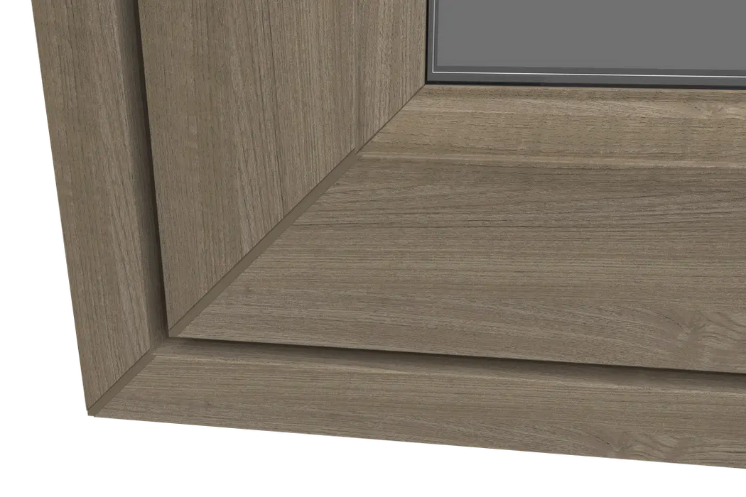 Flush UPVC Window - 2 Section