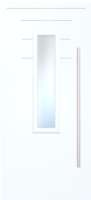 Smart Signature Door - Portobello Half Glazed