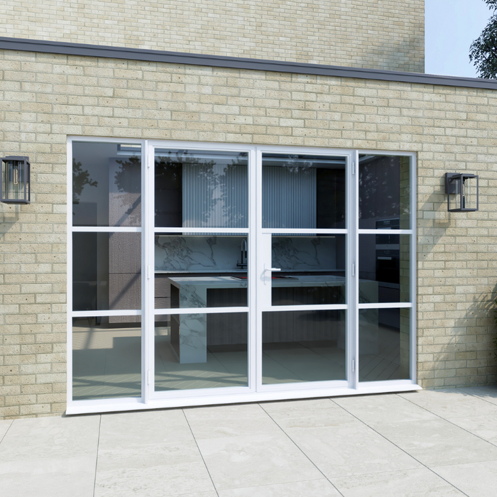 Smart Heritage Aluminium French Door & Side Window