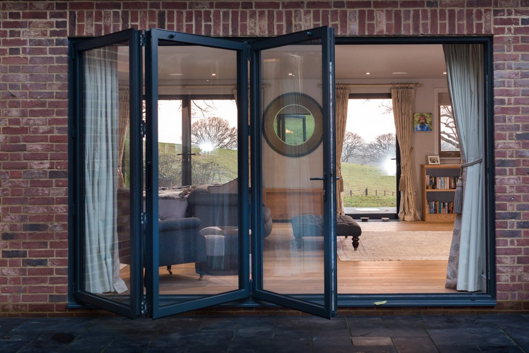 Anthracite Grey Visofold 1000 Aluminium Bifold - 5 Section