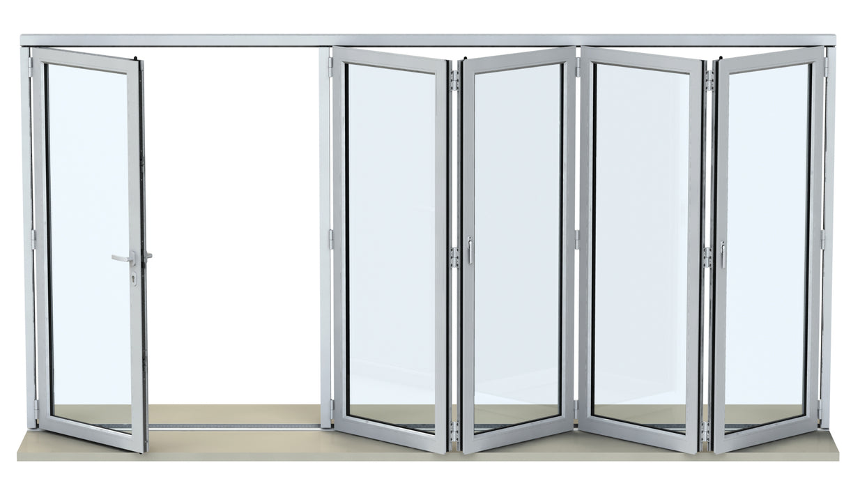 Origin OB72 Aluminium 5 Section Bifold Door