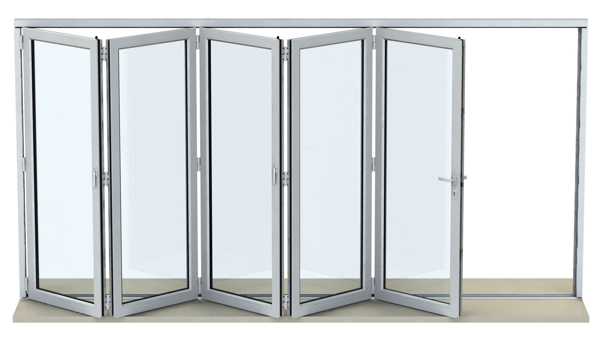 Origin OB49 Aluminium 5 Section Bifold Door