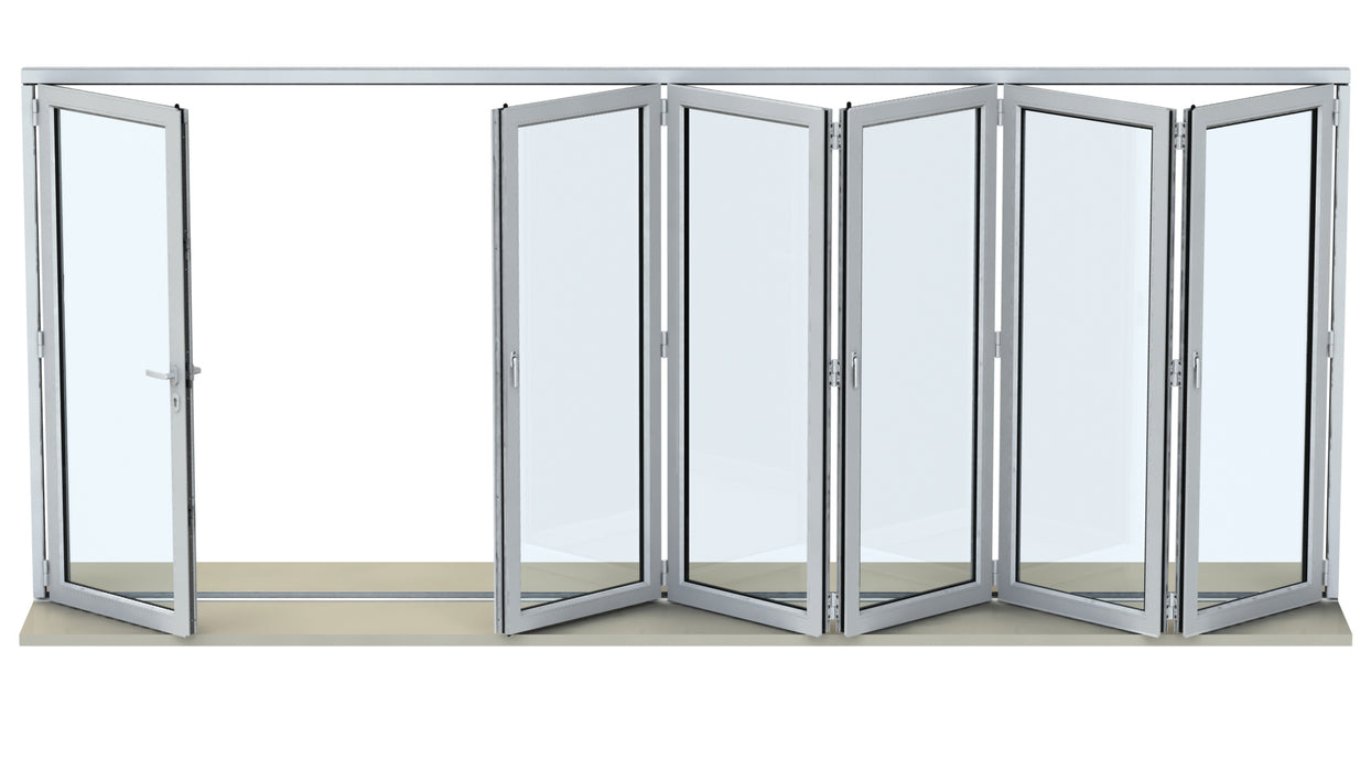 Origin OB72 Aluminium 6 Section Bifold Door