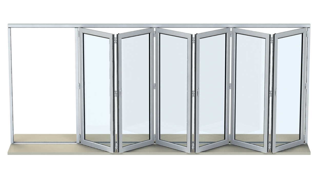 Origin OB49 Aluminium 6 Section Bifold Door