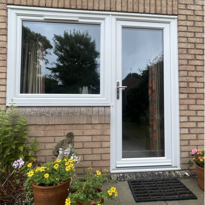 Liniar uPVC Single Door- Fully Glazed