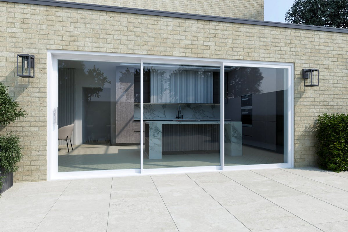 AluK Aluminium 3 Section Sliding Door
