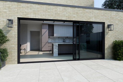 AluK Aluminium 3 Section Sliding Door - Home Build Doors