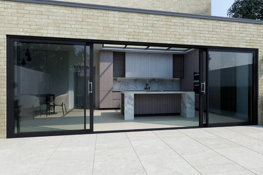 AluK Aluminium 4 Section Sliding Door - Home Build Doors