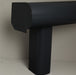 Bosco Veranda - Jet Black - Round Gutter - Rounded without Base Plate - Home Build Doors