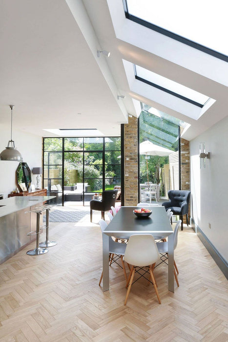 W700mm x P2000mm Black Atlas Aluminum Lean To Roof System