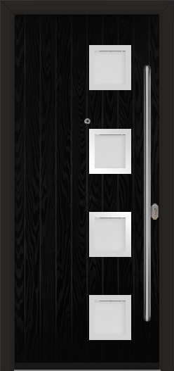 Part Q Composite Door - Urban Wellow 4 Handle