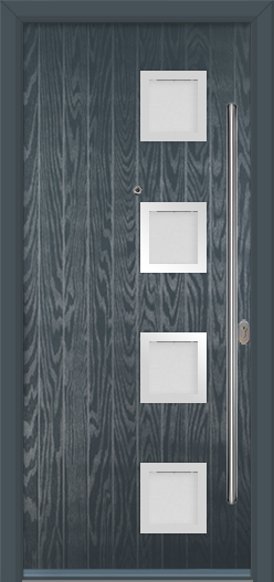 Part Q Composite Door - Urban Wellow 4 Handle