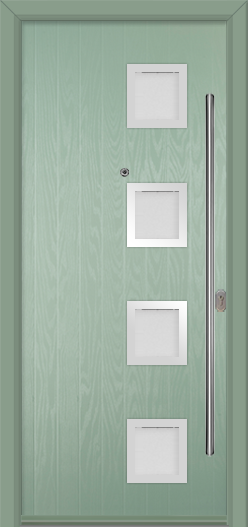 Part Q Composite Door - Urban Wellow 4 Handle