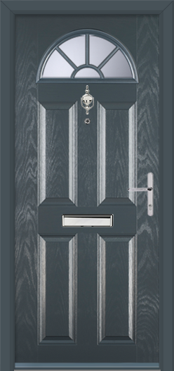 Part Q Composite Door - Minster Sunburst