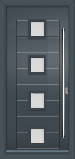 Part Q Composite Door - Farnsfield 4 Colour Match Cassette