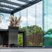 Fiano Glass Sliding Door Panels - Jet Black - Home Build Doors