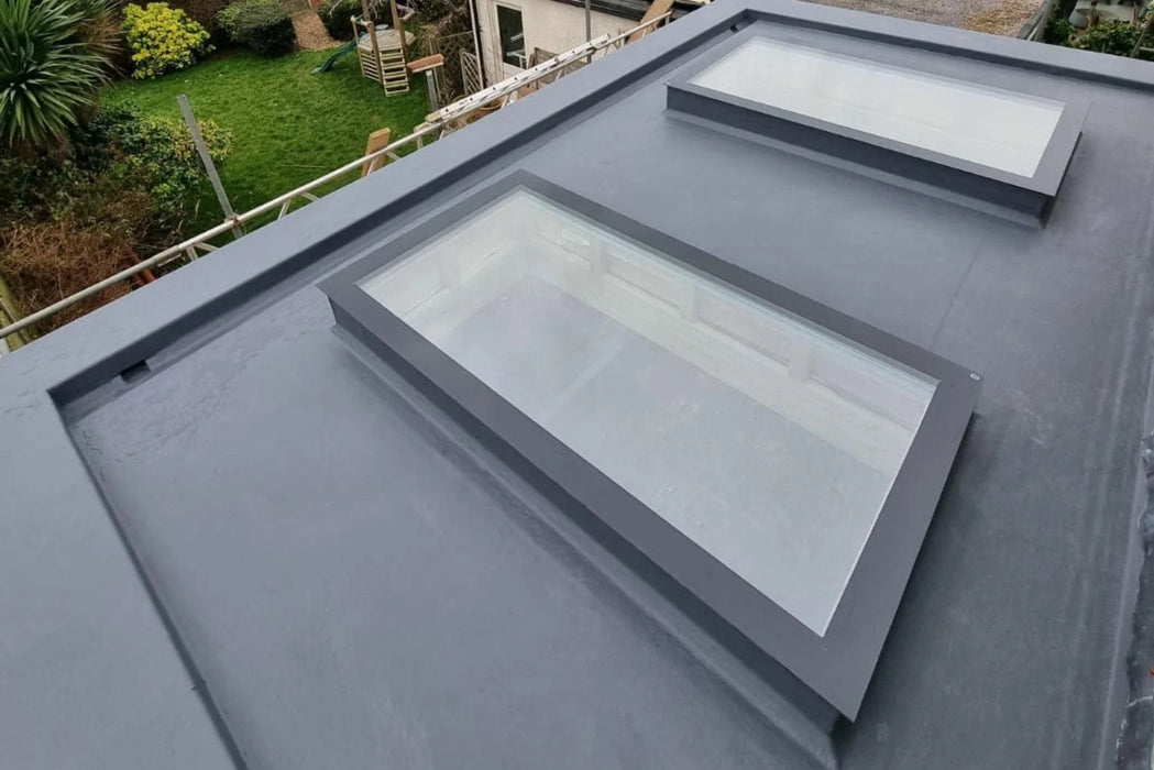 1100mm x 1400mm Double Glazed Flat Frameless Rooflight