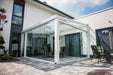 Giallo Aluminium Veranda - Traffic White - Home Build Doors