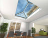 Guardian Aluminium Roof Lantern – Blue or Clear Glass - ANTHRACITE GREY on WHITE - Home Build Doors