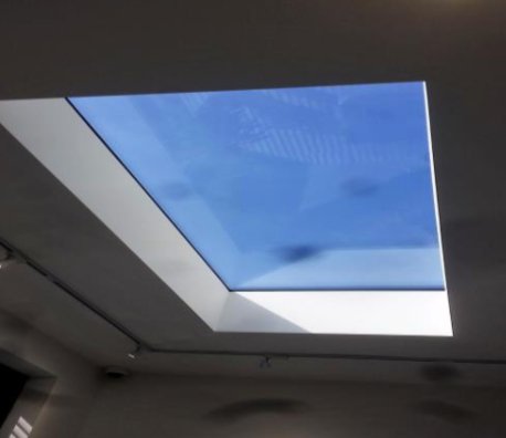 Infinity Framed Aluminium Rooflight – Blue or Clear Glass - ANTHRACITE GREY - Home Build Doors