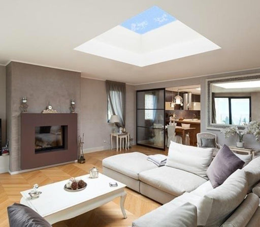 Infinity Framed Aluminium Rooflight – Blue or Clear Glass - ANTHRACITE GREY - Home Build Doors