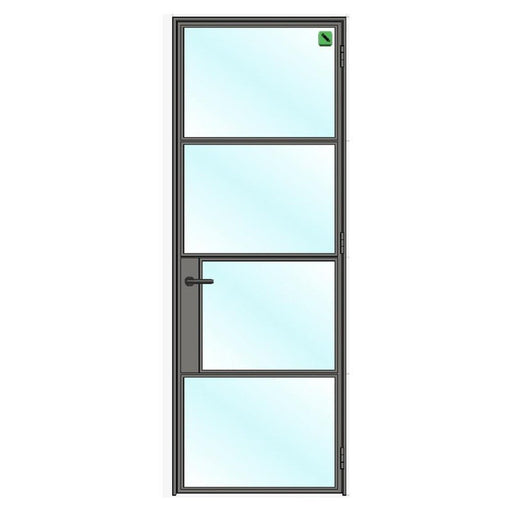 Internal STEEL Single Door - 1000mm width (Right Hinged) - Home Build Doors