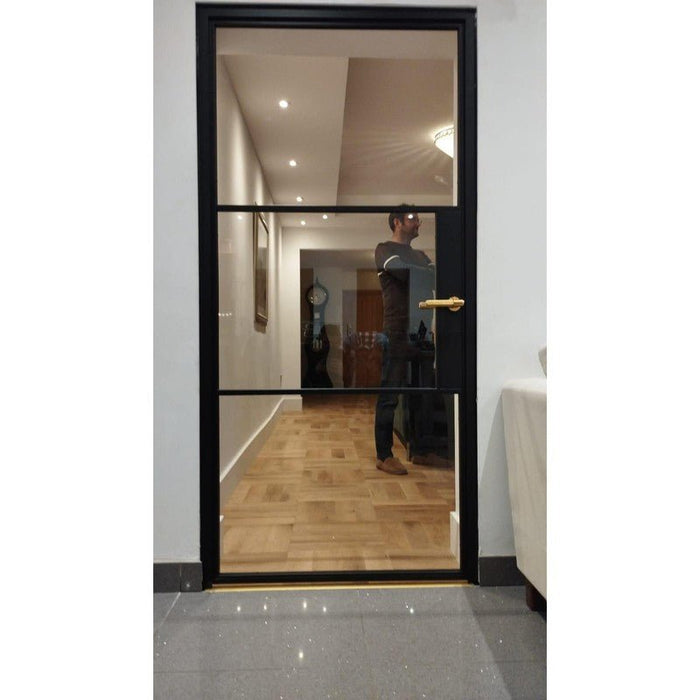 Internal STEEL Single Door - 800mm width (Left Hinged) - Home Build Doors