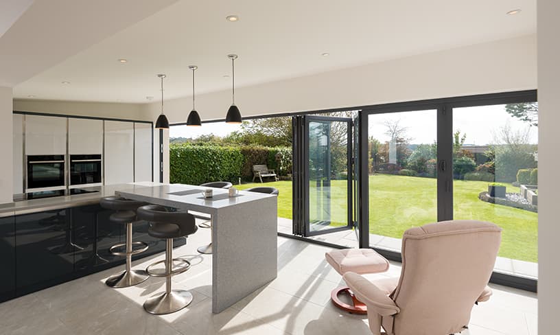 Origin OB36+ Aluminium 5 Section Bifold Door- Contemporary