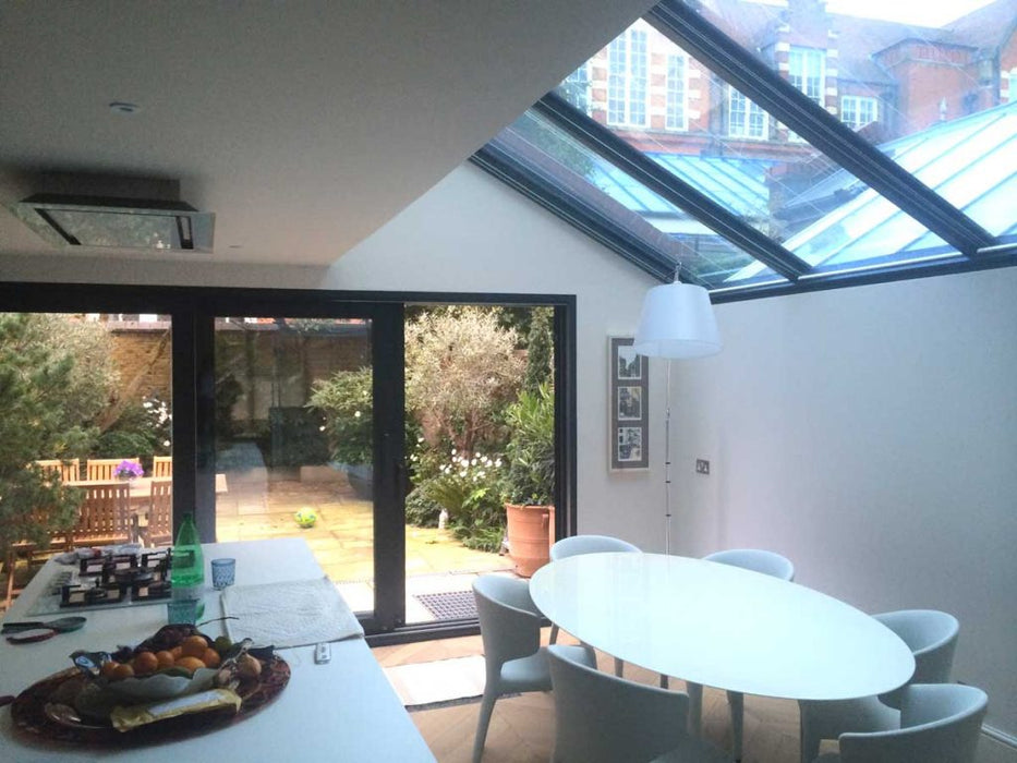 W1000mm x P2300mm Black Atlas Aluminum Lean To Roof System