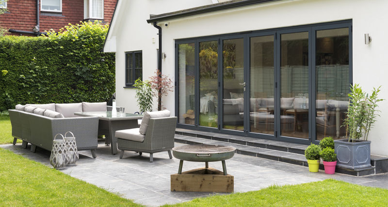 Origin OB72 Aluminium 4 Section Bifold Door