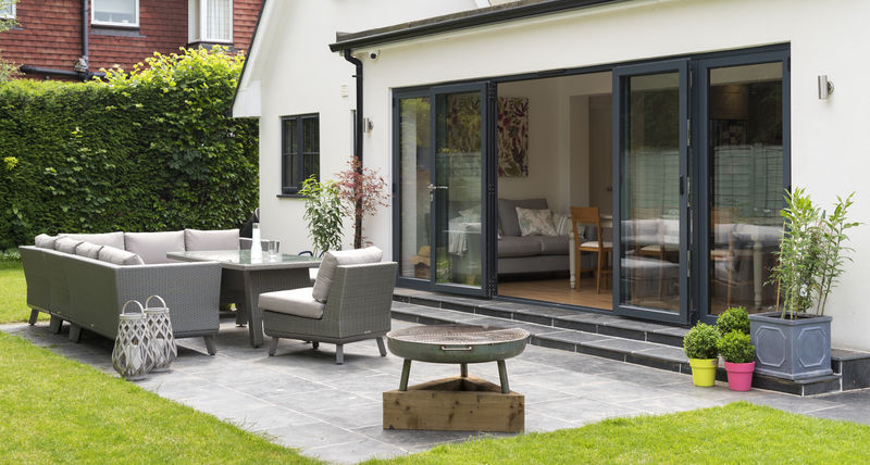 Origin OB72 Aluminium 6 Section Bifold Door