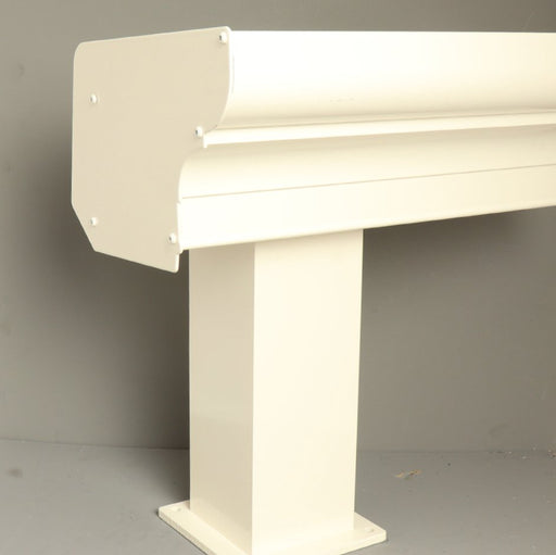 Pigato Veranda - Cream - Classic Gutter - Square with Base Plate - Home Build Doors