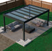 Pinela Glass Aluminium Pergola - Jet Black - Home Build Doors