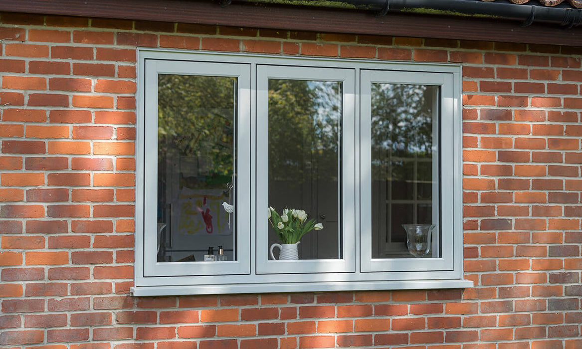 Flush UPVC Window - 2 Section
