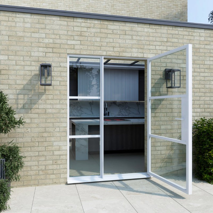 Aluminium Heritage Single Door + Side Windows