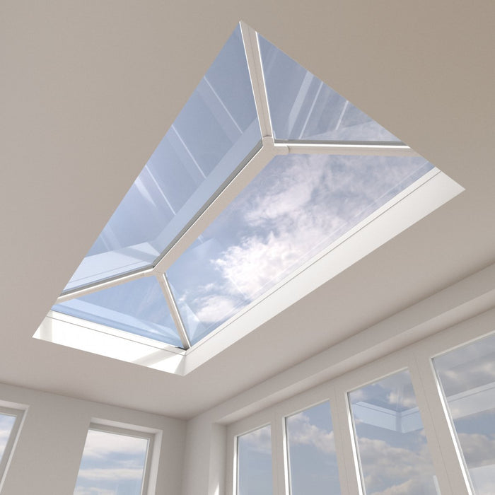 Stratus Aluminium Roof Lantern – Blue or Clear Glass - 3 Way Design - Home Build Doors