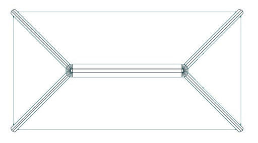 Stratus Aluminium Roof Lantern – Blue or Clear Glass - Contemporary Design - Home Build Doors