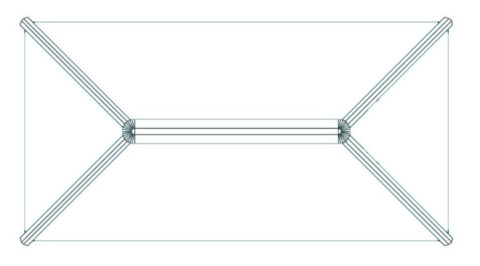 Stratus Aluminium Roof Lantern – Blue or Clear Glass - Contemporary Design - Home Build Doors